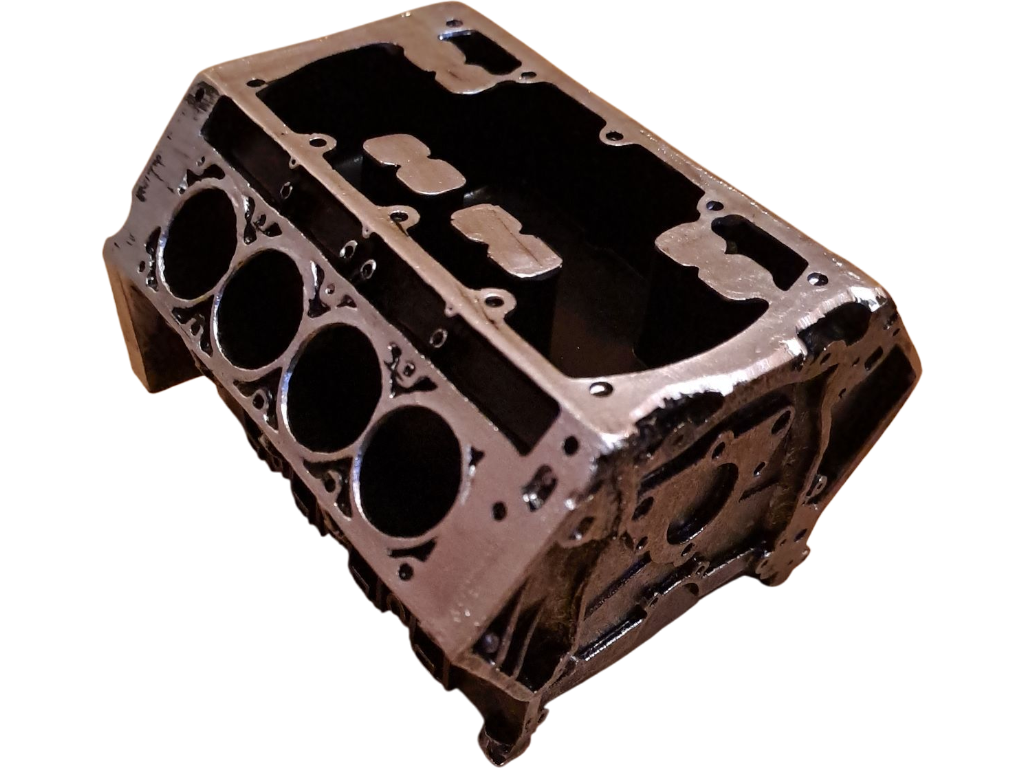 10478131-1 Visitenkarten- & Stifthalter V8 Motorblock